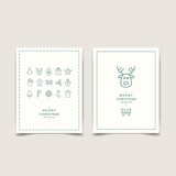 Minimalist Cards With Christmas Decoration