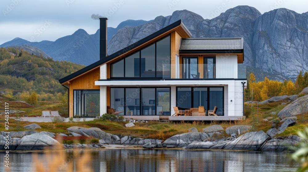 Beautiful modern Norvegian house