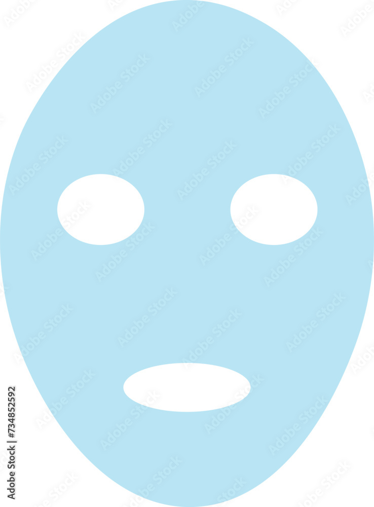 Facial mask isolated design. Facial mask vector design. Facial mask isolated design. Facial mask vector design.