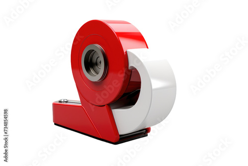 Durable Tape Dispensers Isolated On Transparent Background