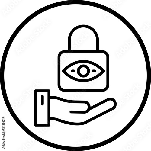 Privacy Awareness Icon Style