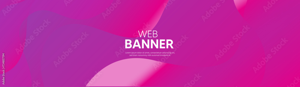 Pink web banner, pink background Pink web banner, pink background