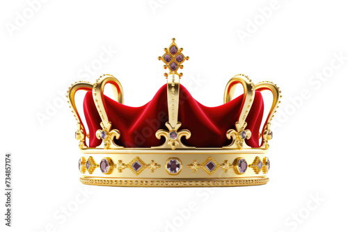 Crown for Royal Isolated On Transparent Background