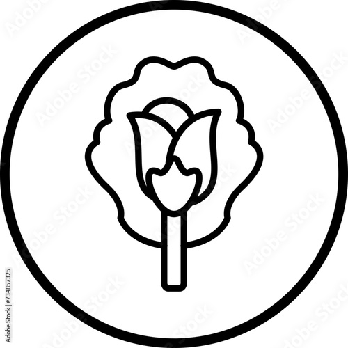 Pea Flower Icon Style