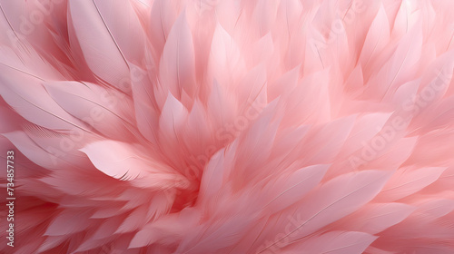 An abstract representation of soft feathers texture  modern design elements  subtle gradients  and creative layouts  a visually intriguing background Ai Generative