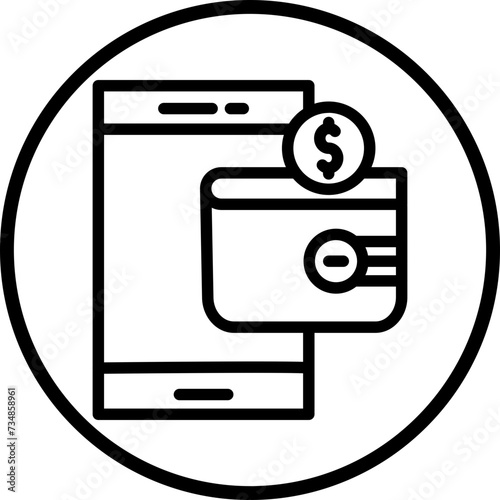 Digital Wallet Icon Style