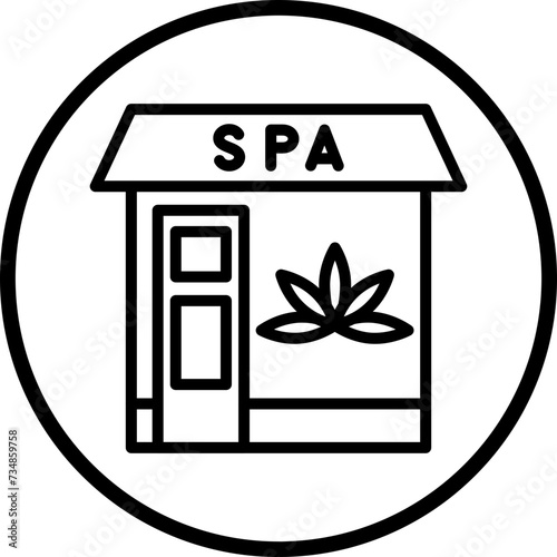 Spa Center Icon Style