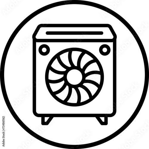 Dehumidifier Icon Style