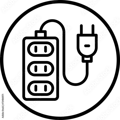Extension Cord Icon Style