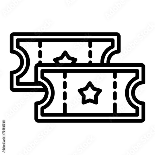 Ticket line icon