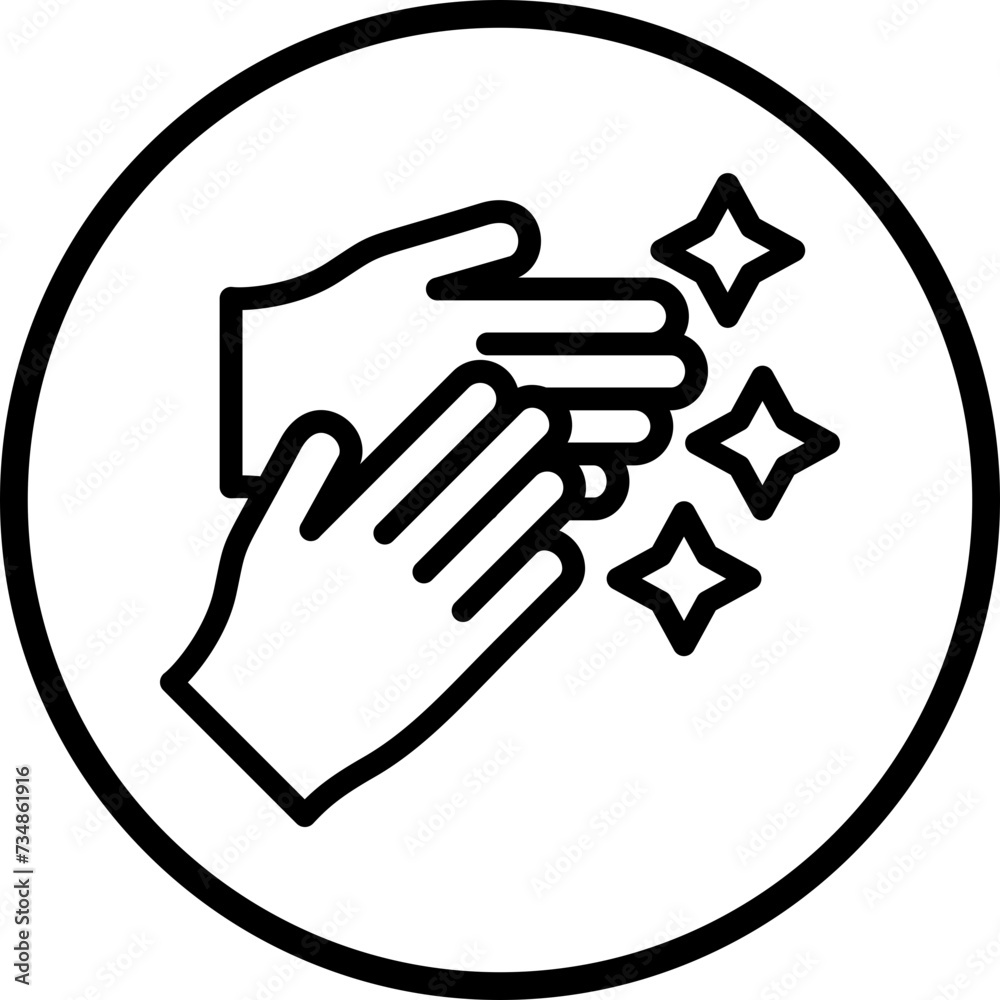 Obraz premium Cleanliness Icon Style