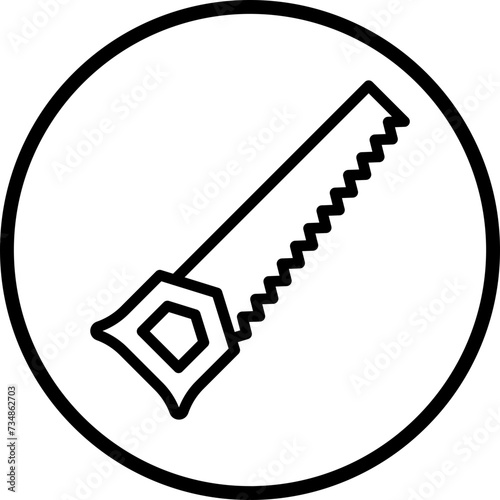 Handsaw Icon Style