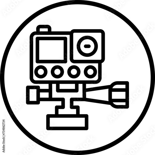 Action Camera Icon Style