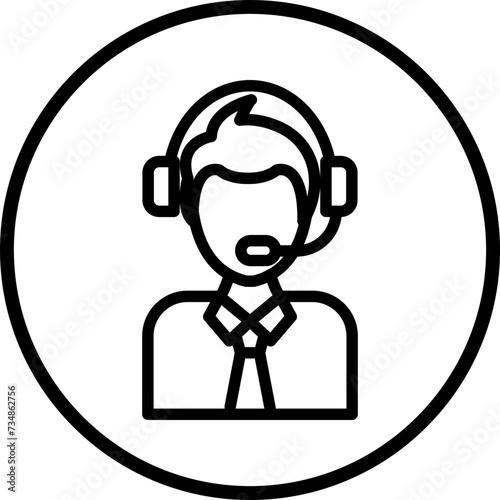 Customer Service Icon Style