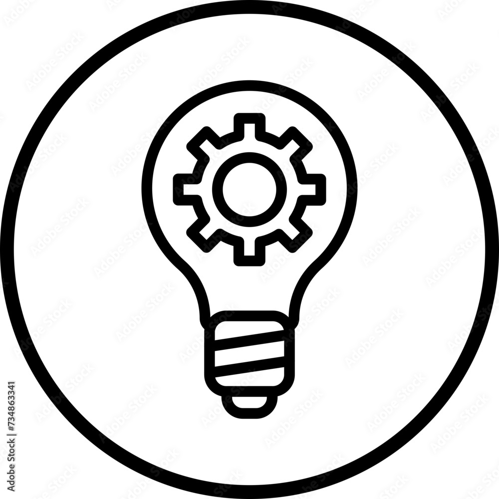 Light Usage Efficiency Icon Style Light Usage Efficiency Icon Style