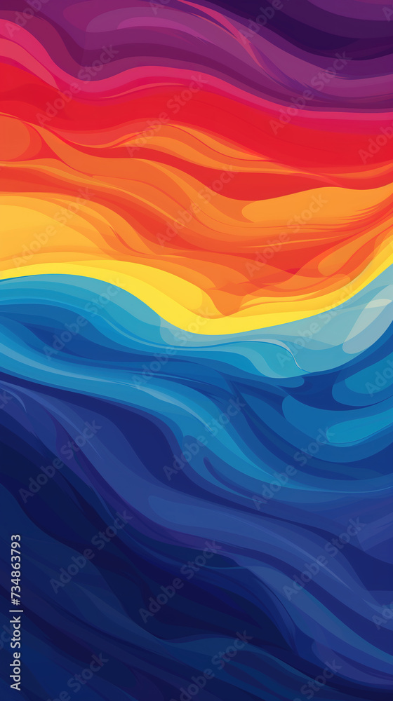 Obraz premium Rainbow background. Abstract gradient background, colorful lines