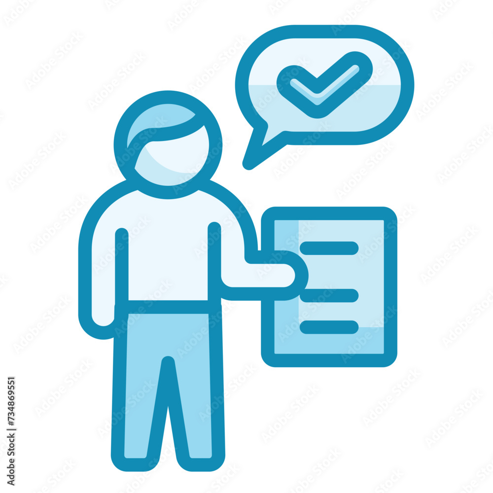 Obraz premium Assertive Icon