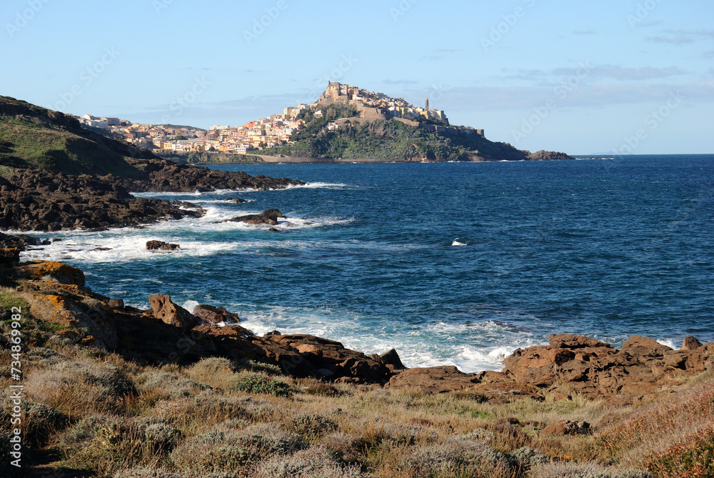 La costa di Castelsardo tra Cala Ostina e La Ciaccia