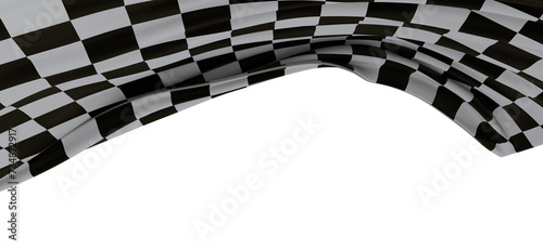 Fototapeta Naklejka Na Ścianę i Meble -  background of checkered flag pattern - PNG