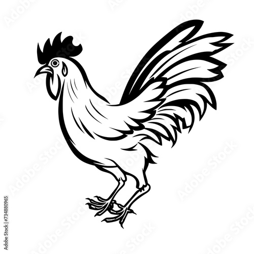 Chicken Rooster Egg Vector
