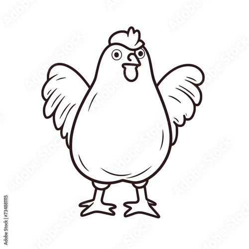 Chicken Rooster Egg Vector