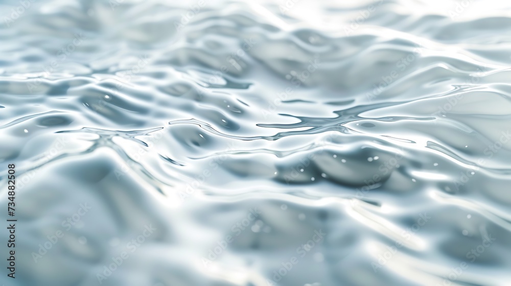 white wave abstract or rippled water texture background : Generative AI white wave abstract or rippled water texture background : Generative AI