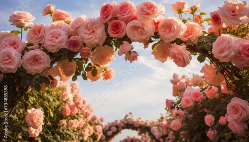 Wallpaper Mural Blooming Flowers Floating in the Air Torontodigital.ca