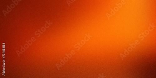 Orange gradient background with spotlight shine on center and vignette border. Presentation website template.
