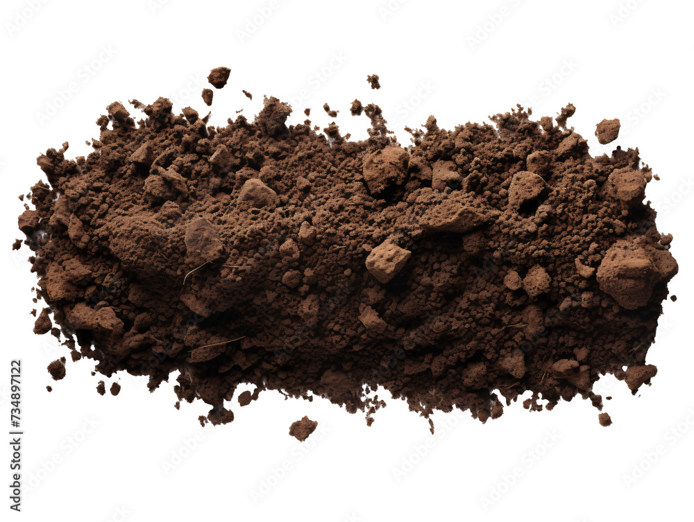 a pile of brown dirt a pile of brown dirt