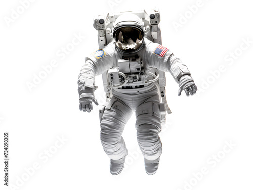 an astronaut in a space suit