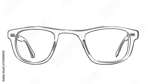 vector de unas gafas