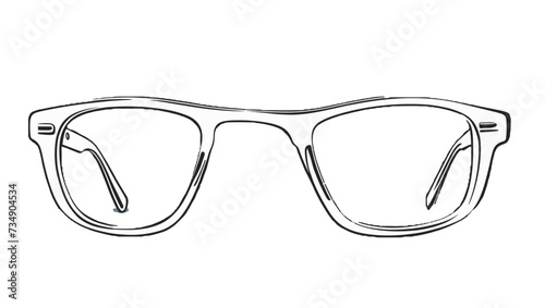 vector de unas gafas