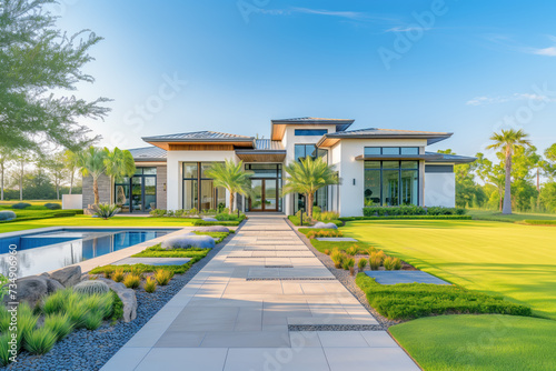Luxurious Modern Villa with Landscaped Garden