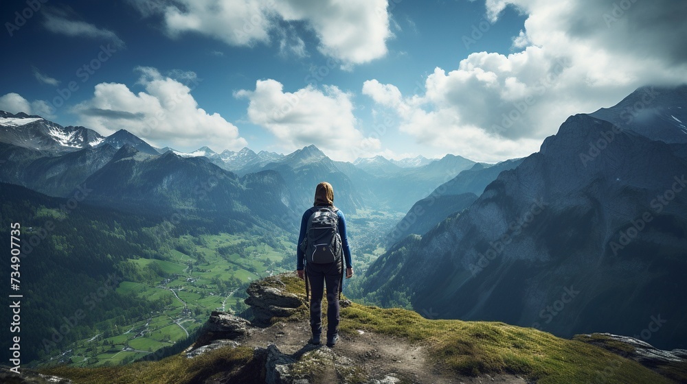 Fototapeta premium Journey Through the Elements: Luxurious Travel and Exploration