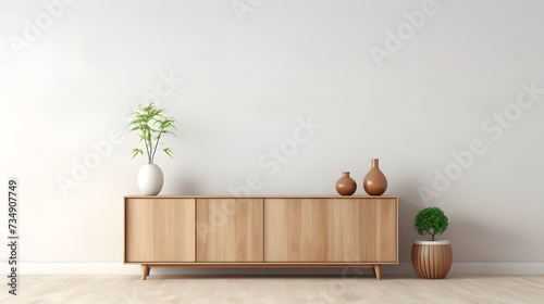 wooden low cabinet loose funiture design home interior mockup room template backdrop house beautiful ideas concept photo