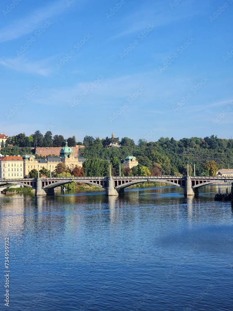 Obraz premium River view in Prague