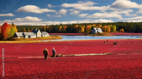 fruit cranberry farm photo