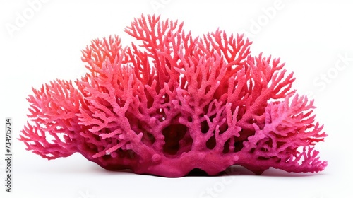 marine coral isolated on white