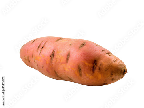 a close up of a potato