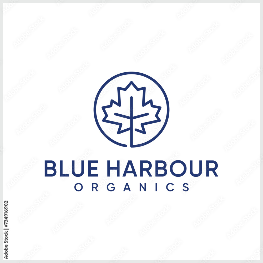 modern minimalist leaf concept logo can be used for a company or brand logo modern minimalist leaf concept logo can be used for a company or brand logo
