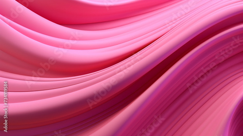 Abstract pink lines background  3D rendering. Illustration