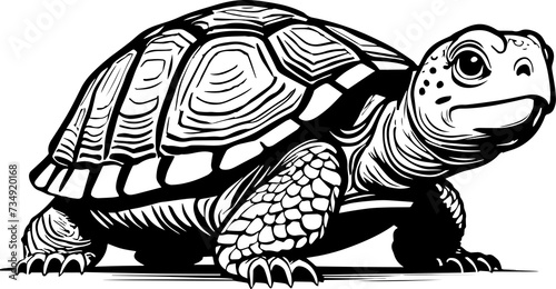 Box Turtle Illustration