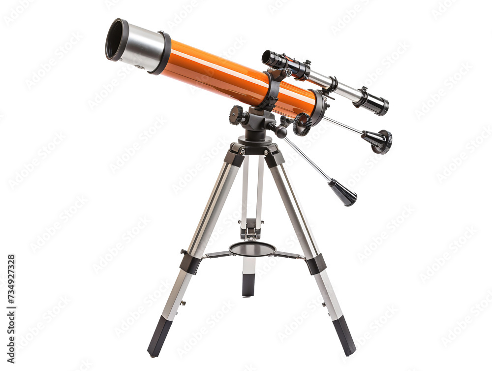 a telescope on a tripod a telescope on a tripod