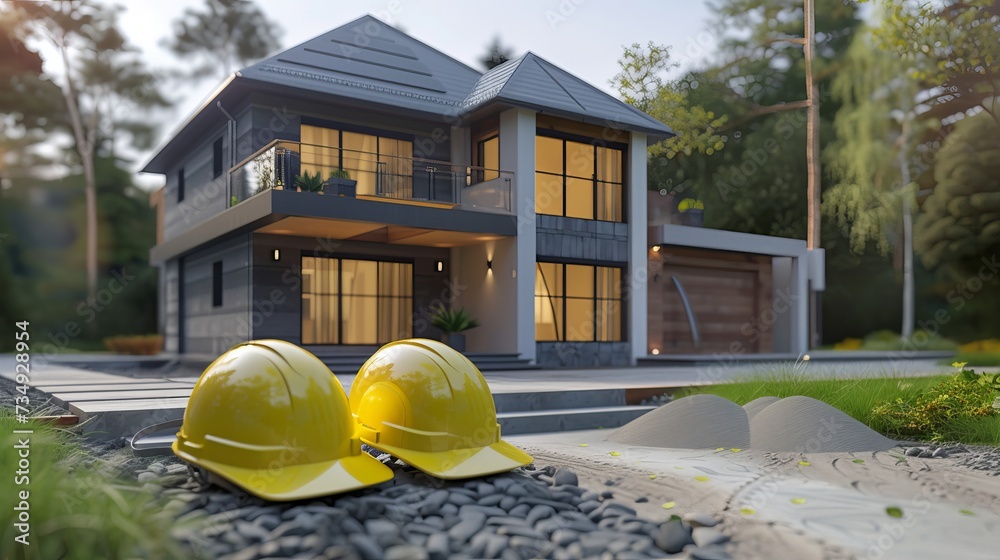 A closer look at Exterior Rendering Of A Helmet House