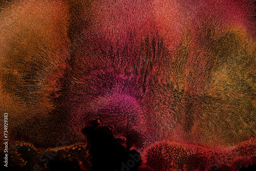 Abstract crimson and black textured background photo