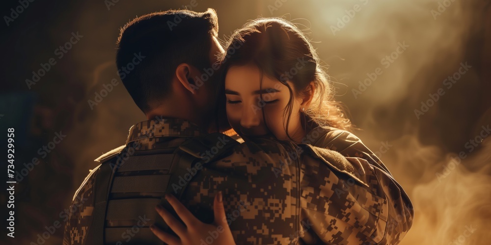 Heartwarming Military Homecoming: Soldier's Embrace Of Daughter Represents Love And Reunion