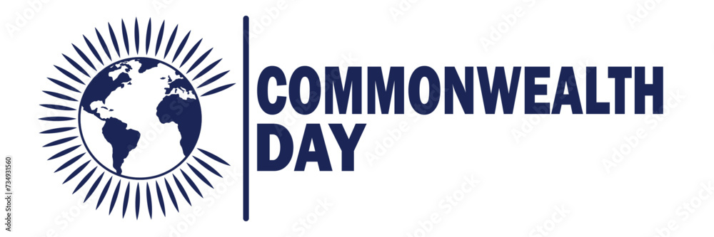 Commonwealth Day Vector Illustration. Suitable for greeting card, poster and banner.
