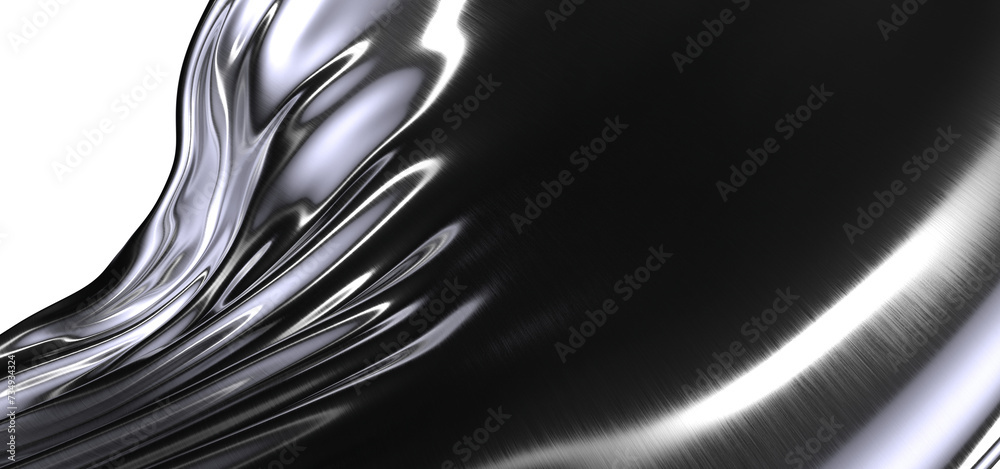 Obraz premium Sophisticated Texture: Brushed Metal Plate Background Elevates Visual Impact