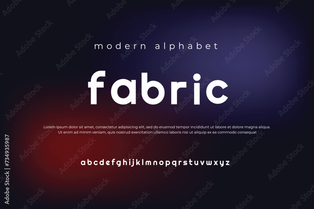 Abstract minimal modern alphabet fonts. Typography technology electronic digital music future creative font. vector illustraion