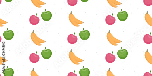 seamless pattern with apples. printing on fabric and paper